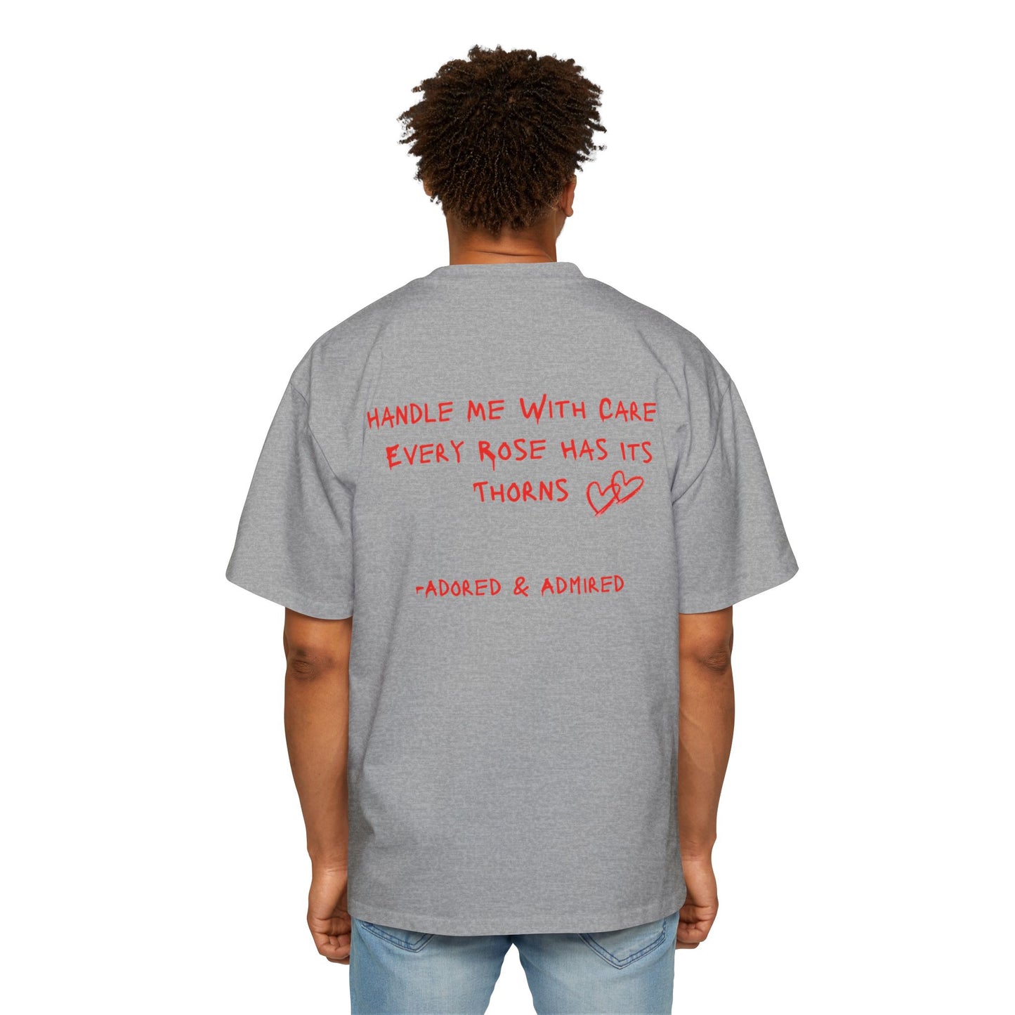 With Care Tee -Red-
