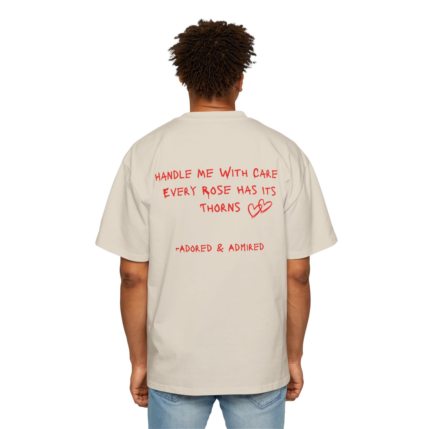 With Care Tee -Red-
