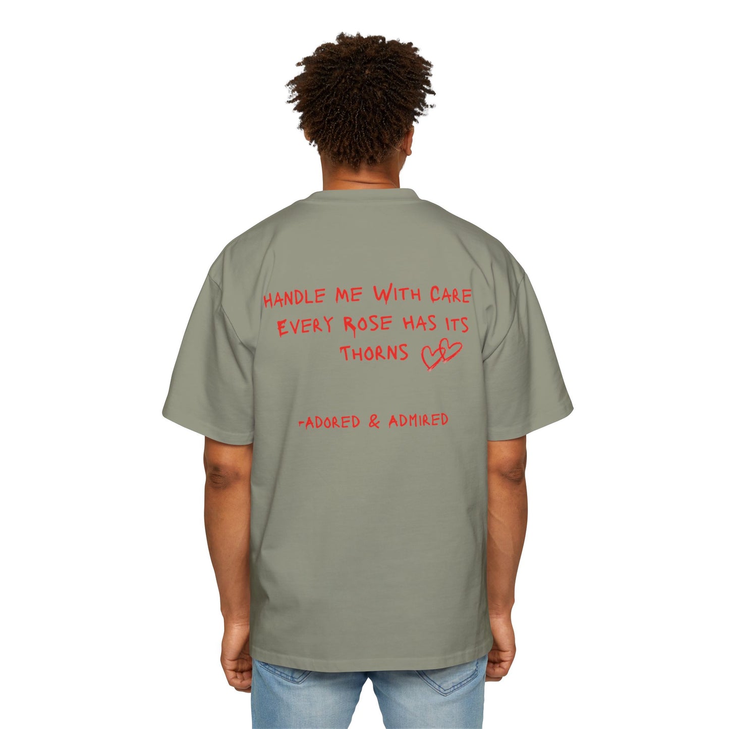 With Care Tee -Red-