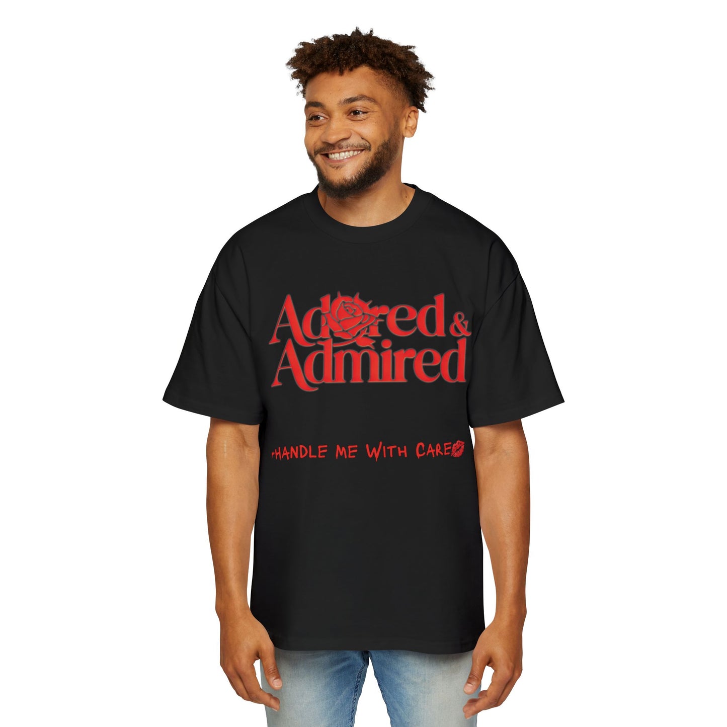 With Care Tee -Red-