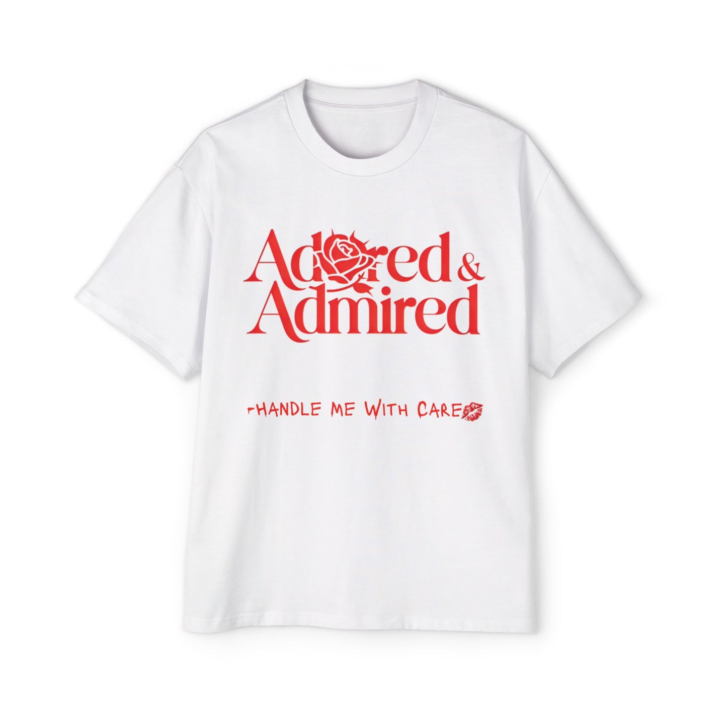 With Care Tee -Red-