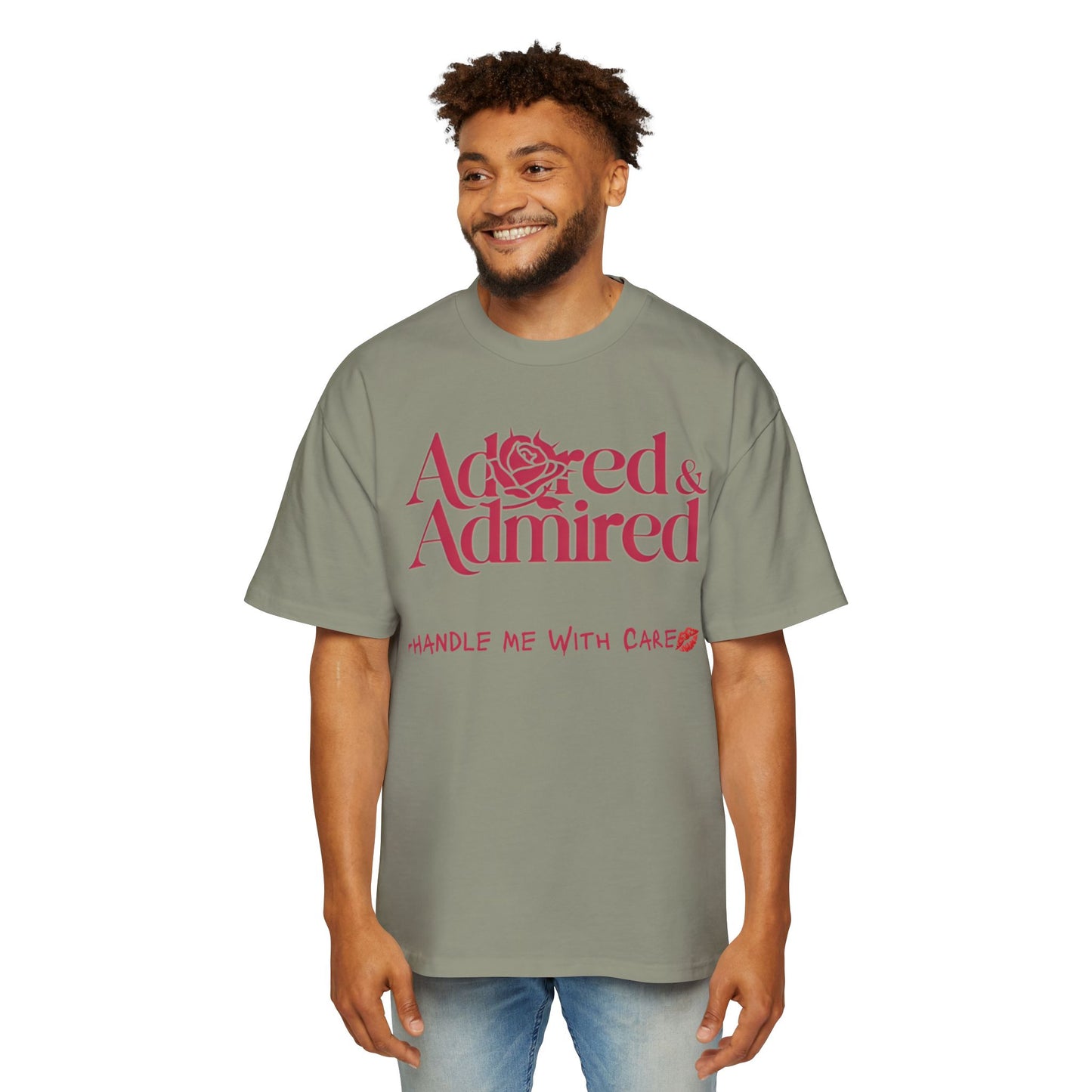 With Care Tee -Pink-