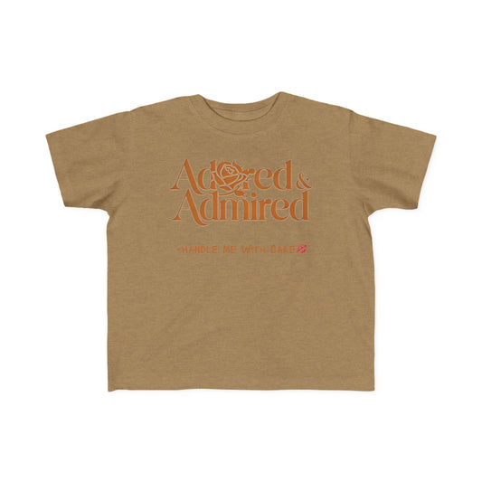 Toddler's With Care Tee -tan