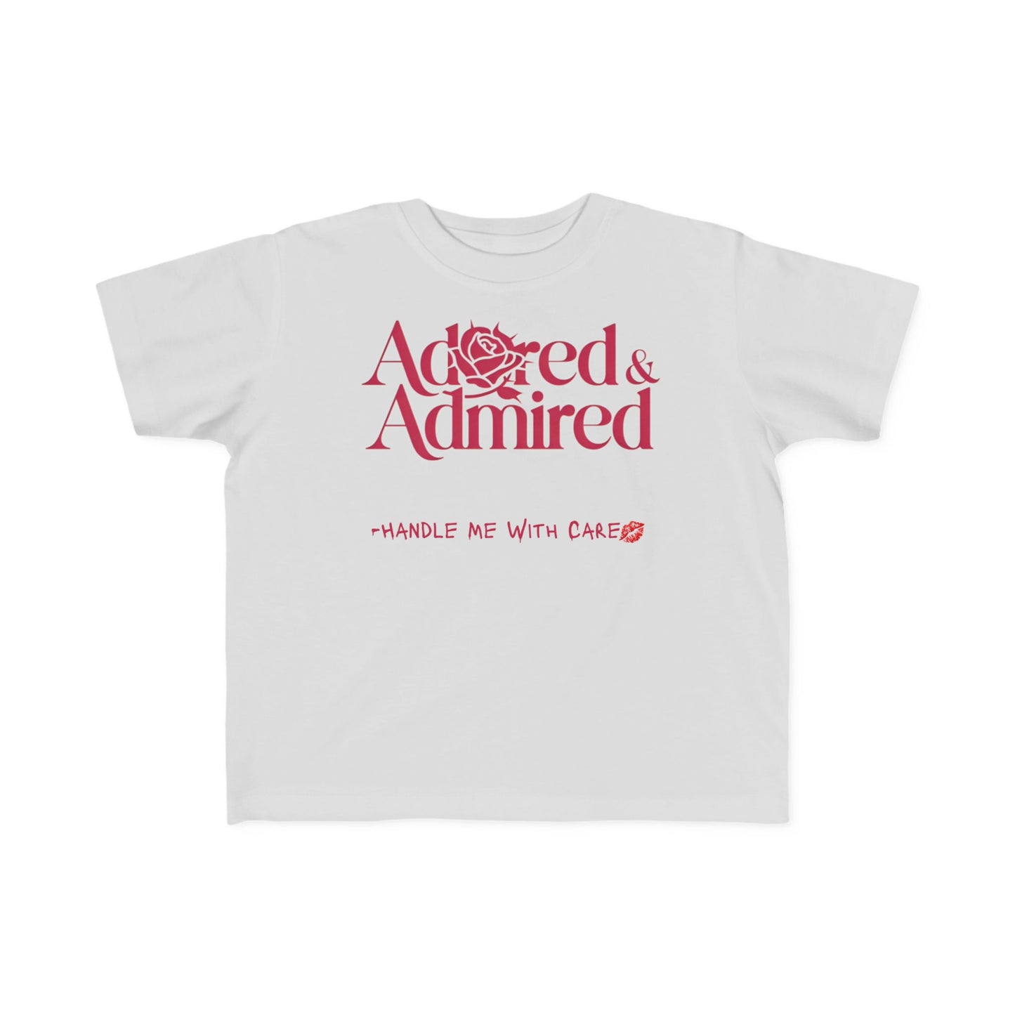 Toddler's With Care Tee -Pink