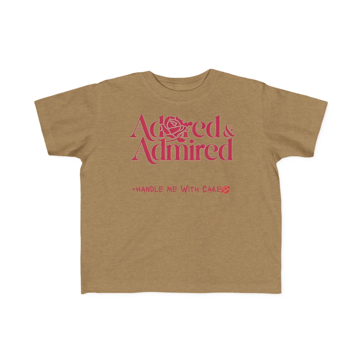 Toddler's With Care Tee -Pink