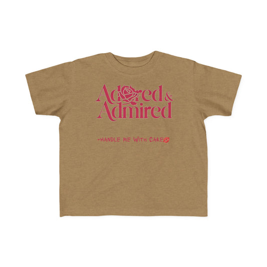 Toddler's With Care Tee -Pink