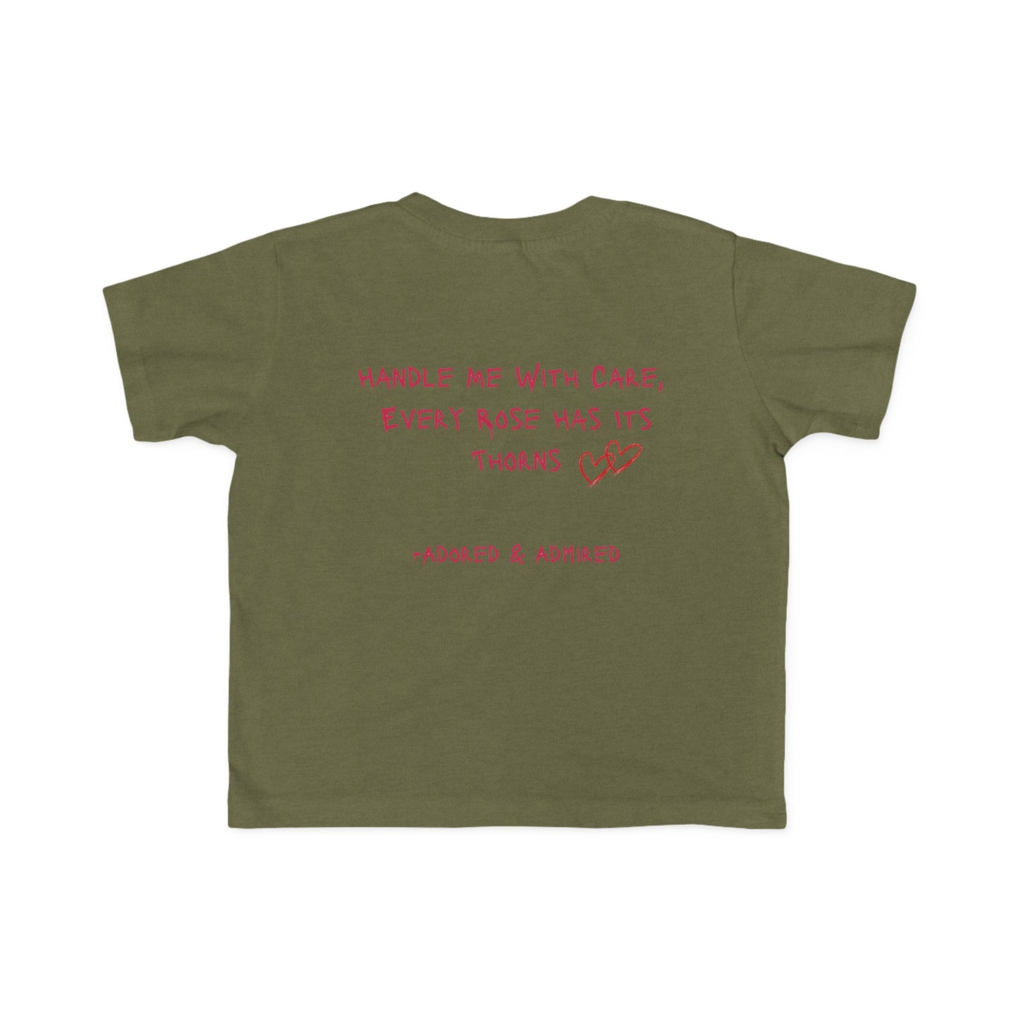 Toddler's With Care Tee -Pink