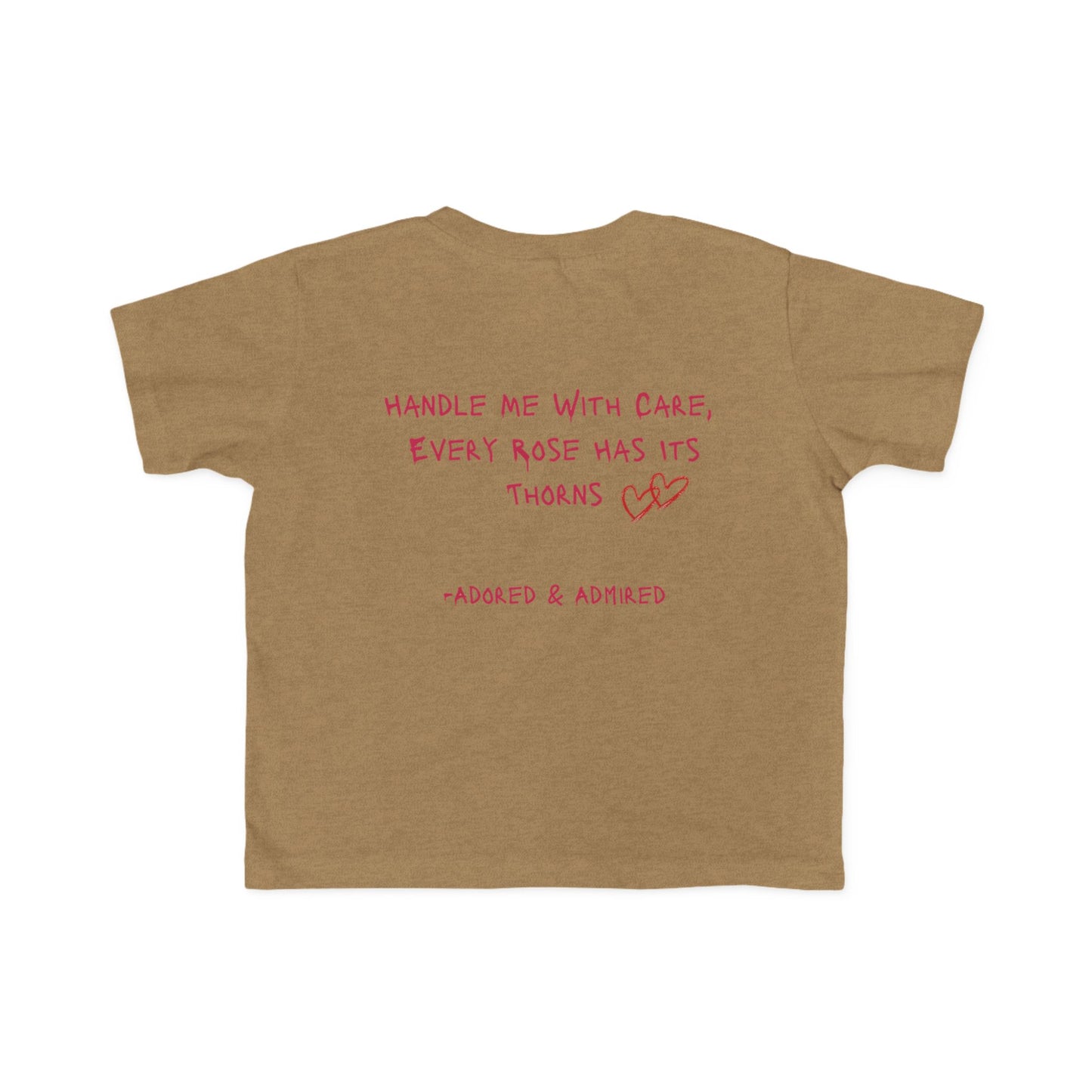 Toddler's With Care Tee -Pink