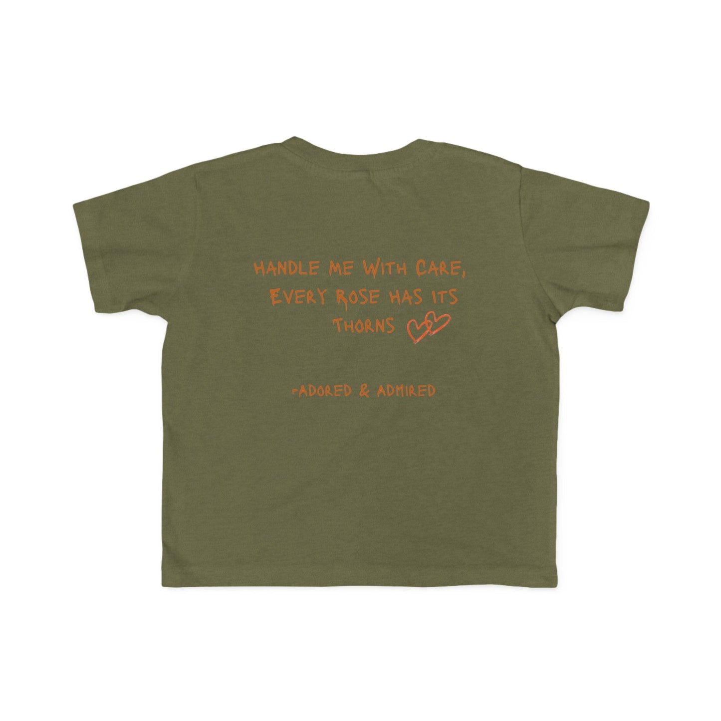 Toddler's With Care Tee -tan