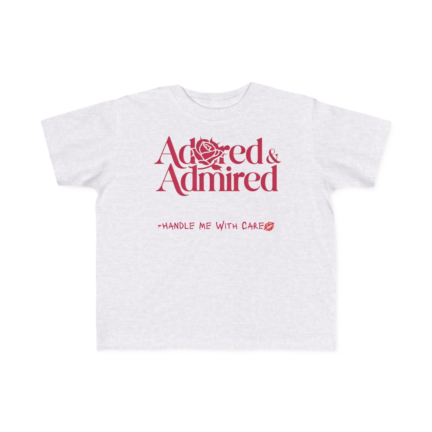 Toddler's With Care Tee -Pink