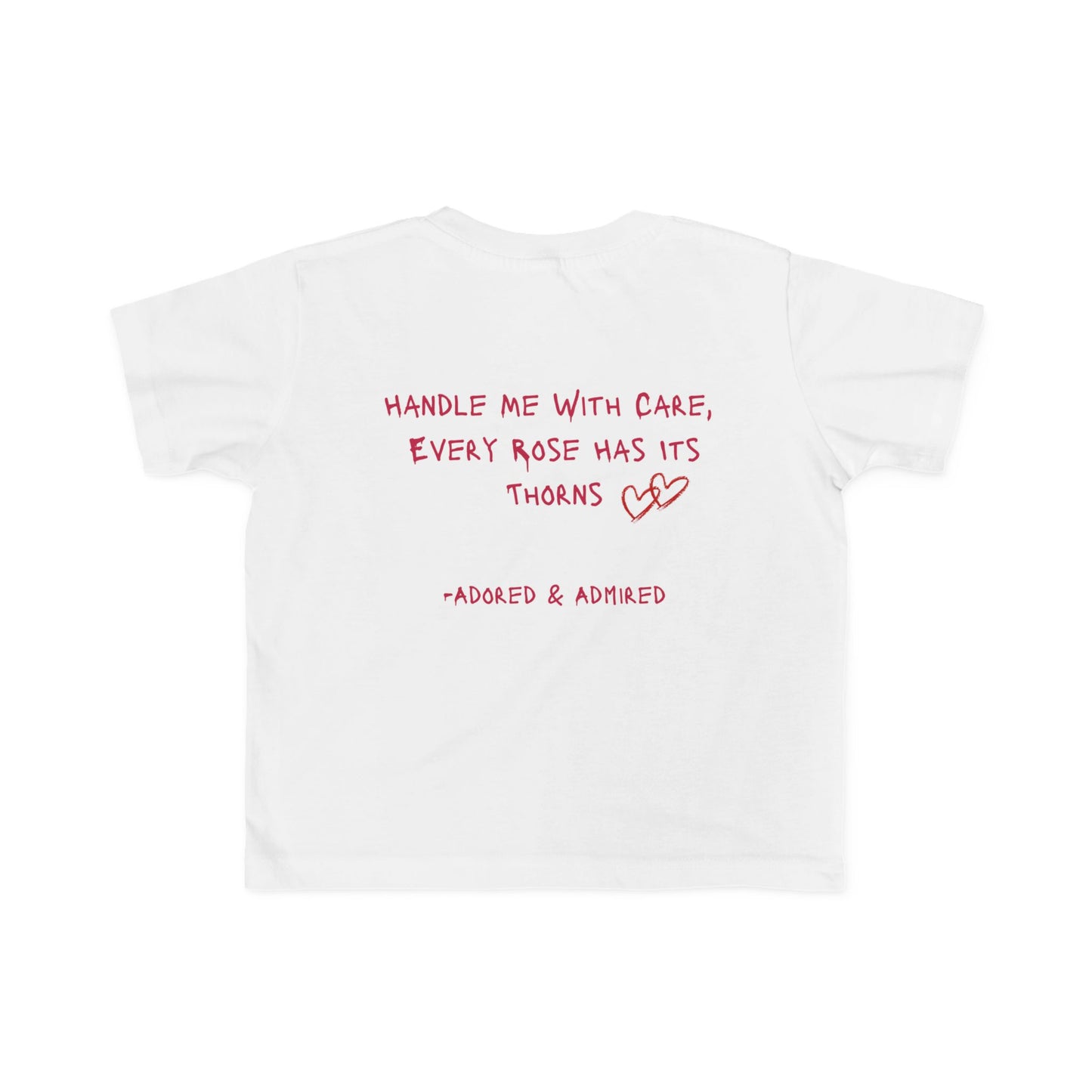 Toddler's With Care Tee -Pink