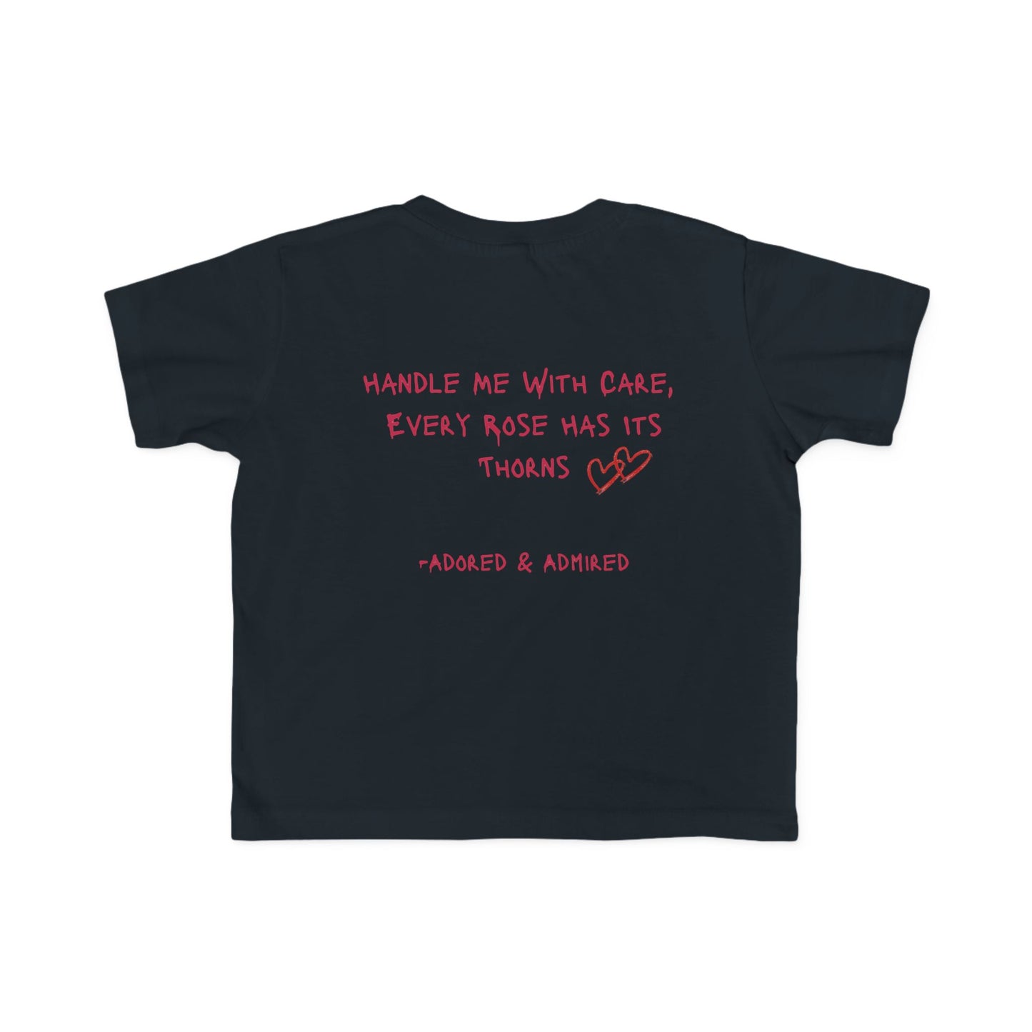 Toddler's With Care Tee -Pink