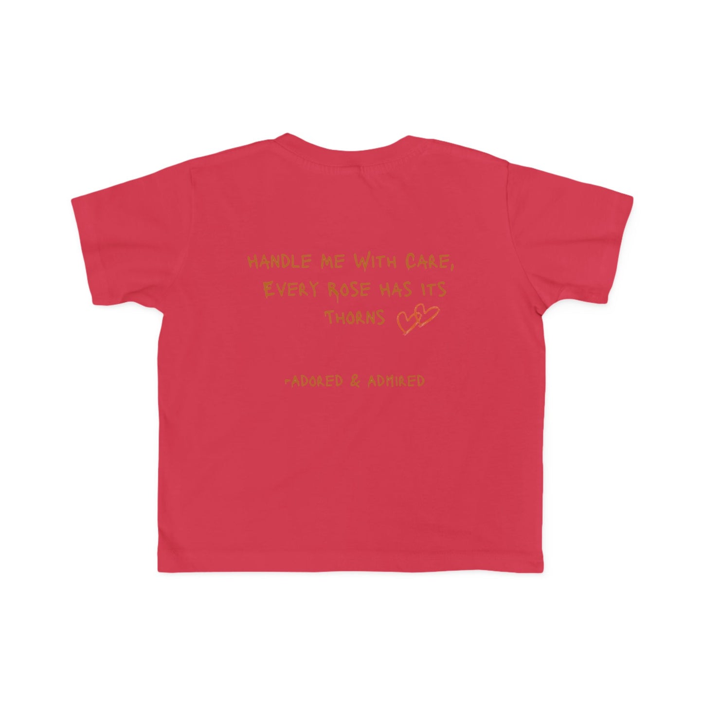 Toddler's With Care Tee -tan