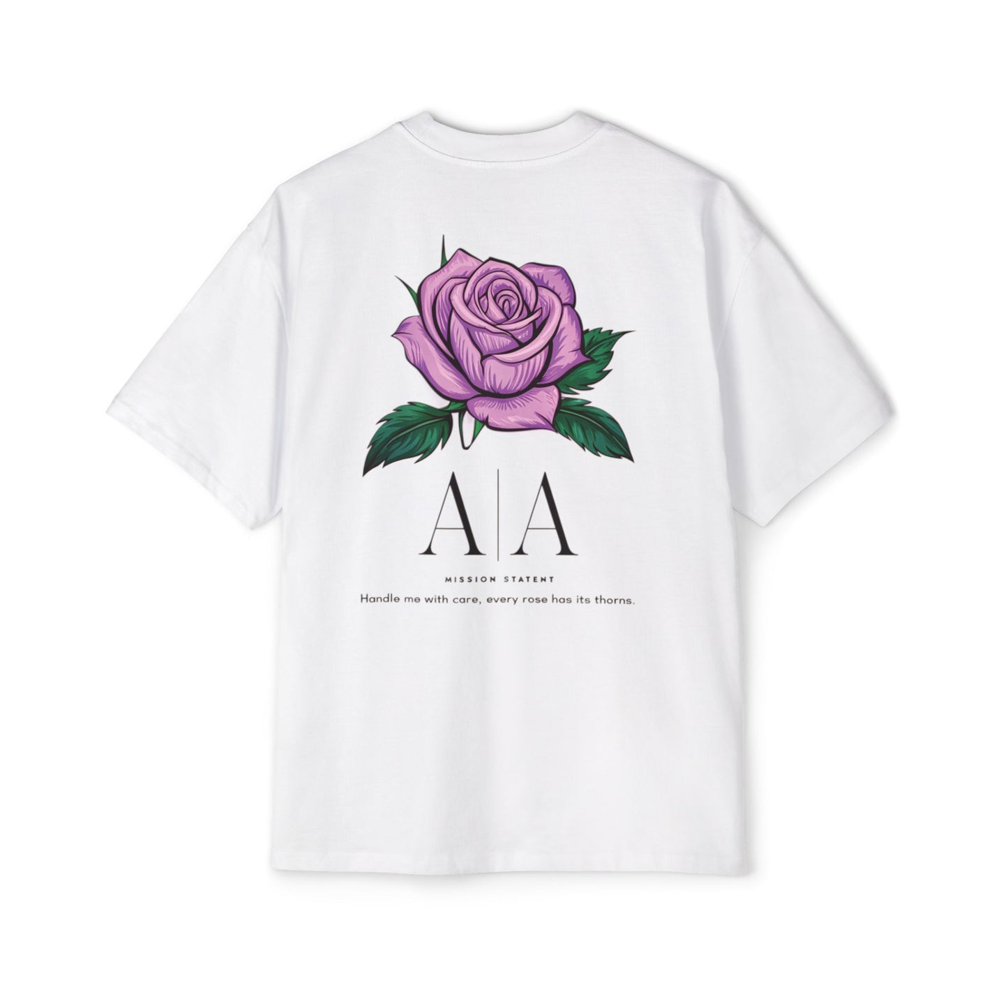 AA Purple Rose Oversized Tee