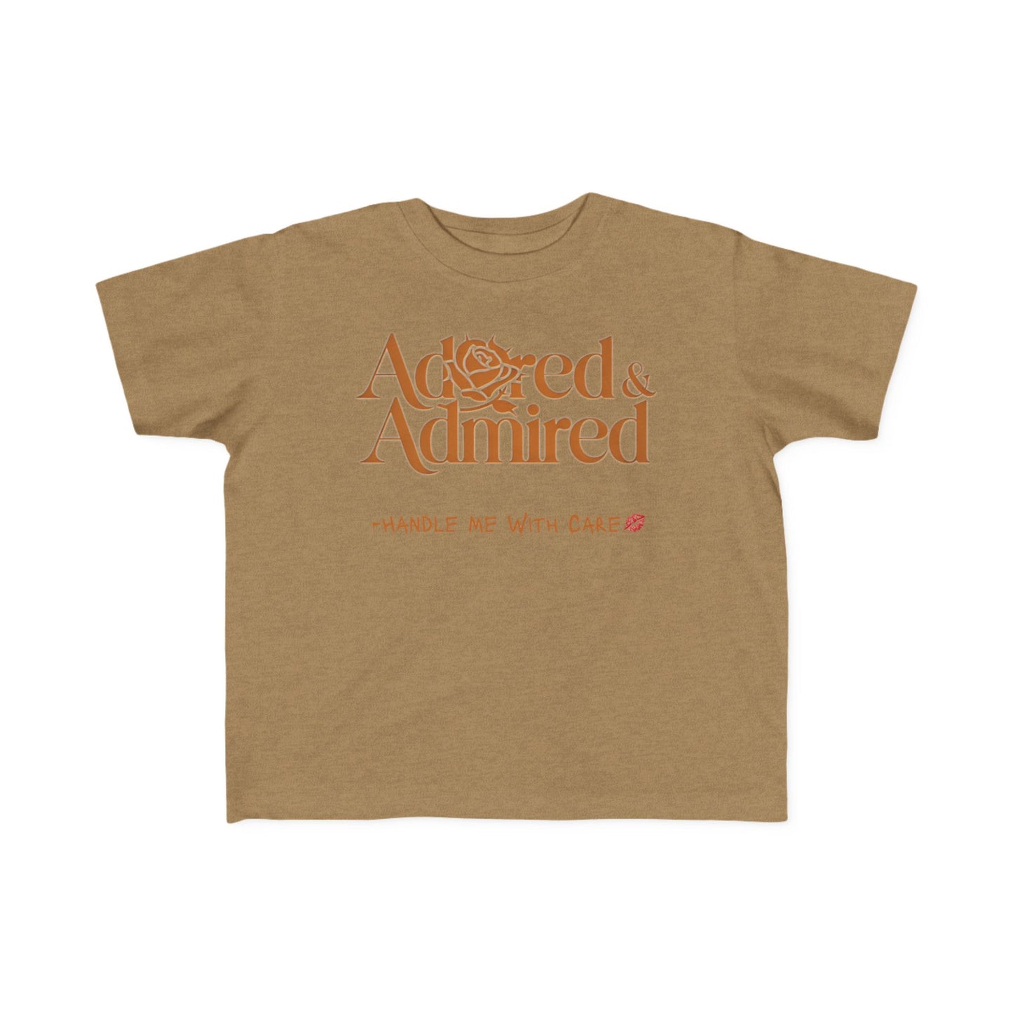 Toddler's With Care Tee -tan