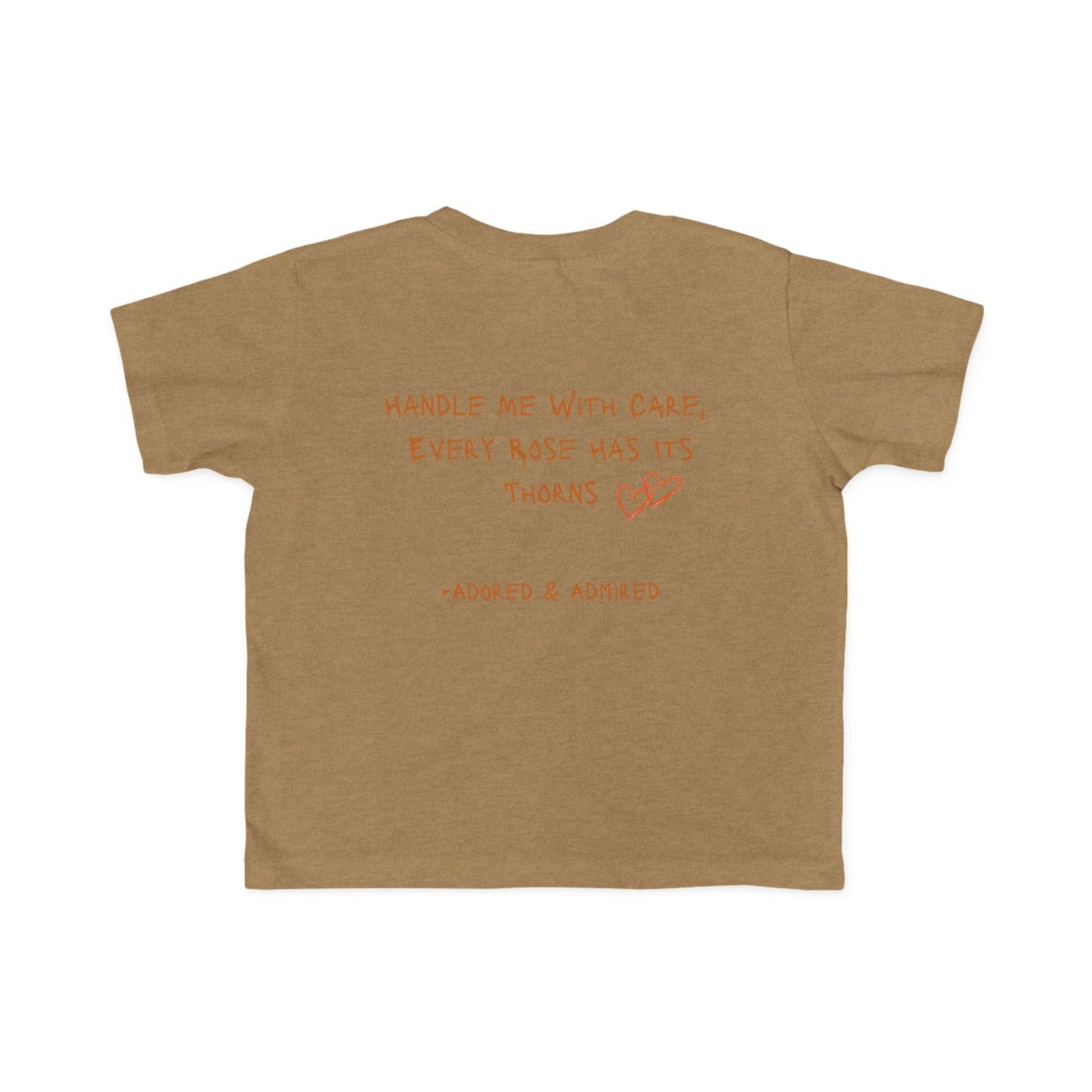 Toddler's With Care Tee -tan